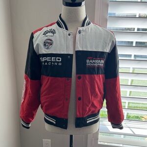 Ring of Fire Red, Black, and White Racing Jacket